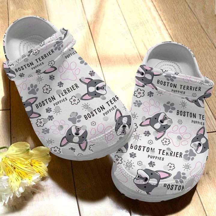 Dog Boston Terrier V2 Crocs Classic Clogs Shoes PANCR0416