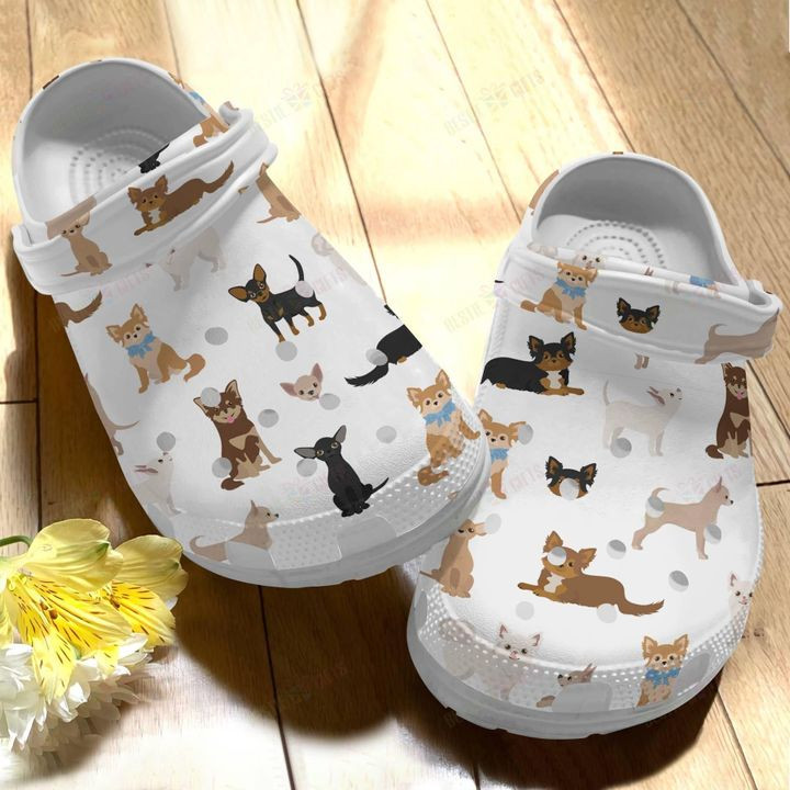 Dog Chihuahua V4 Crocs Classic Clogs Shoes