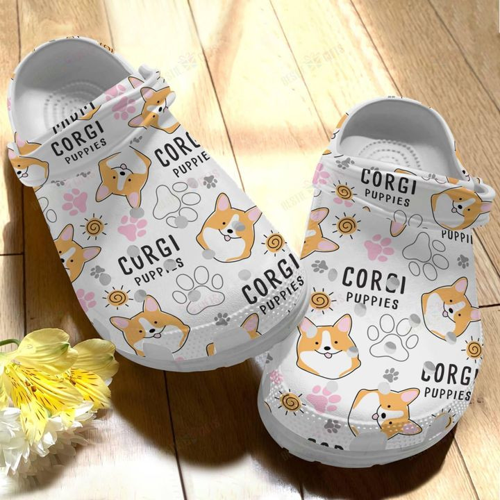 Dog Corgi V2 Crocs Classic Clogs Shoes