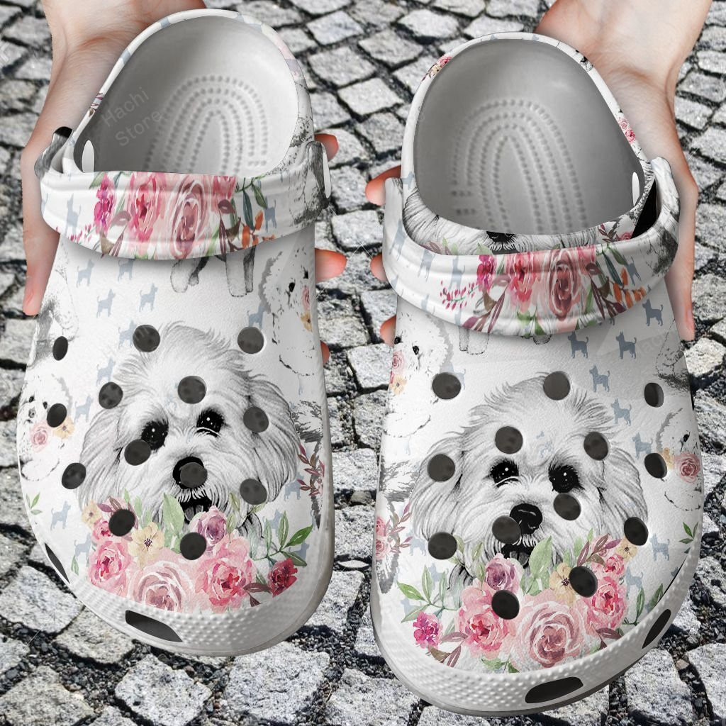 Dog Crocs Yorkshire Terrier Flower Crocs