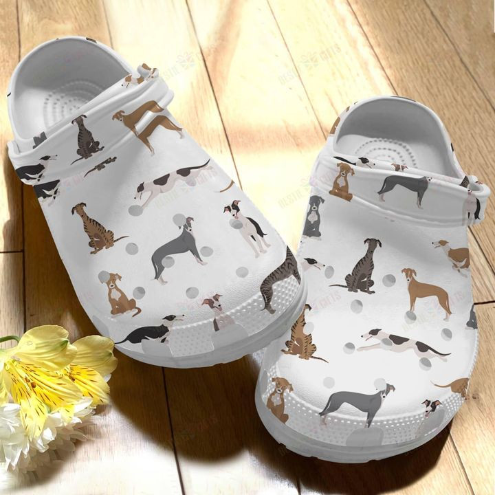 Dog Greyhound V1 Crocs Classic Clogs Shoes