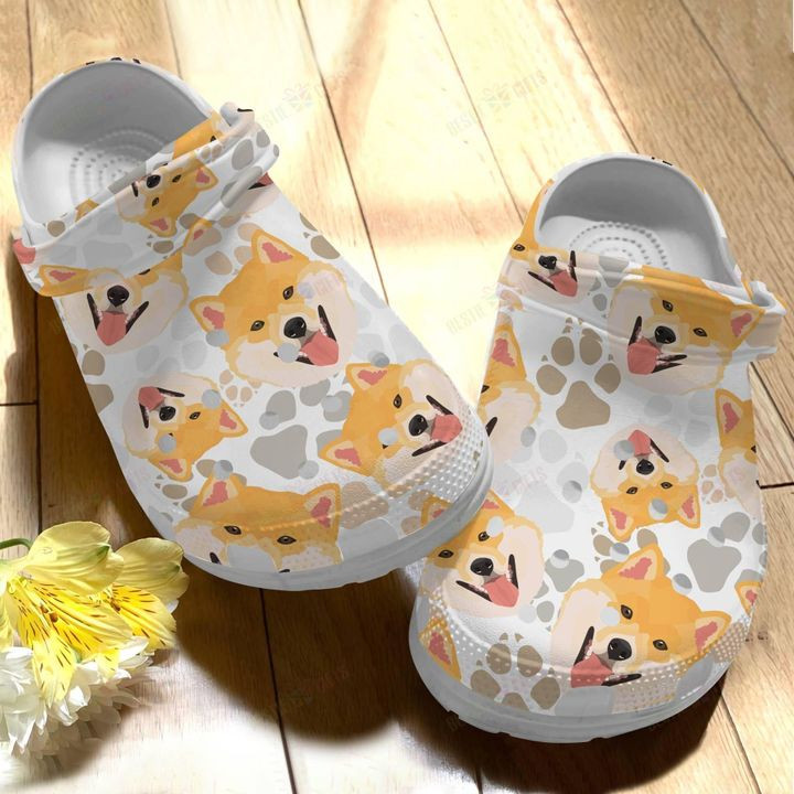 Dog Shiba Inu V2 Crocs Classic Clogs Shoes