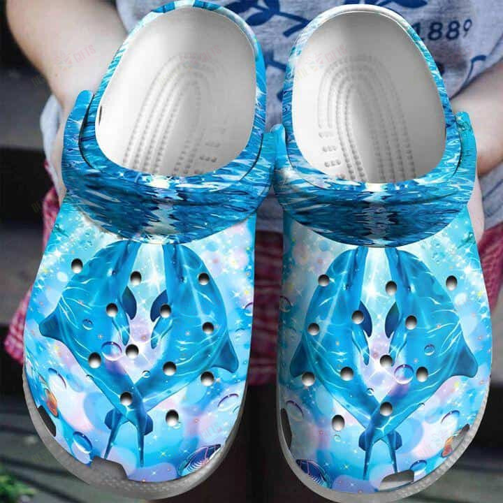 Dolphin Crocs Classic Clogs Shoes