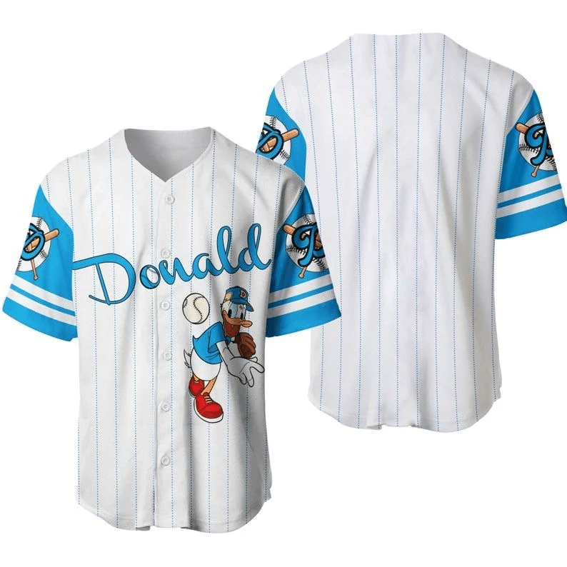 Donal Duck Disney Baseball Jerseyer Jersey