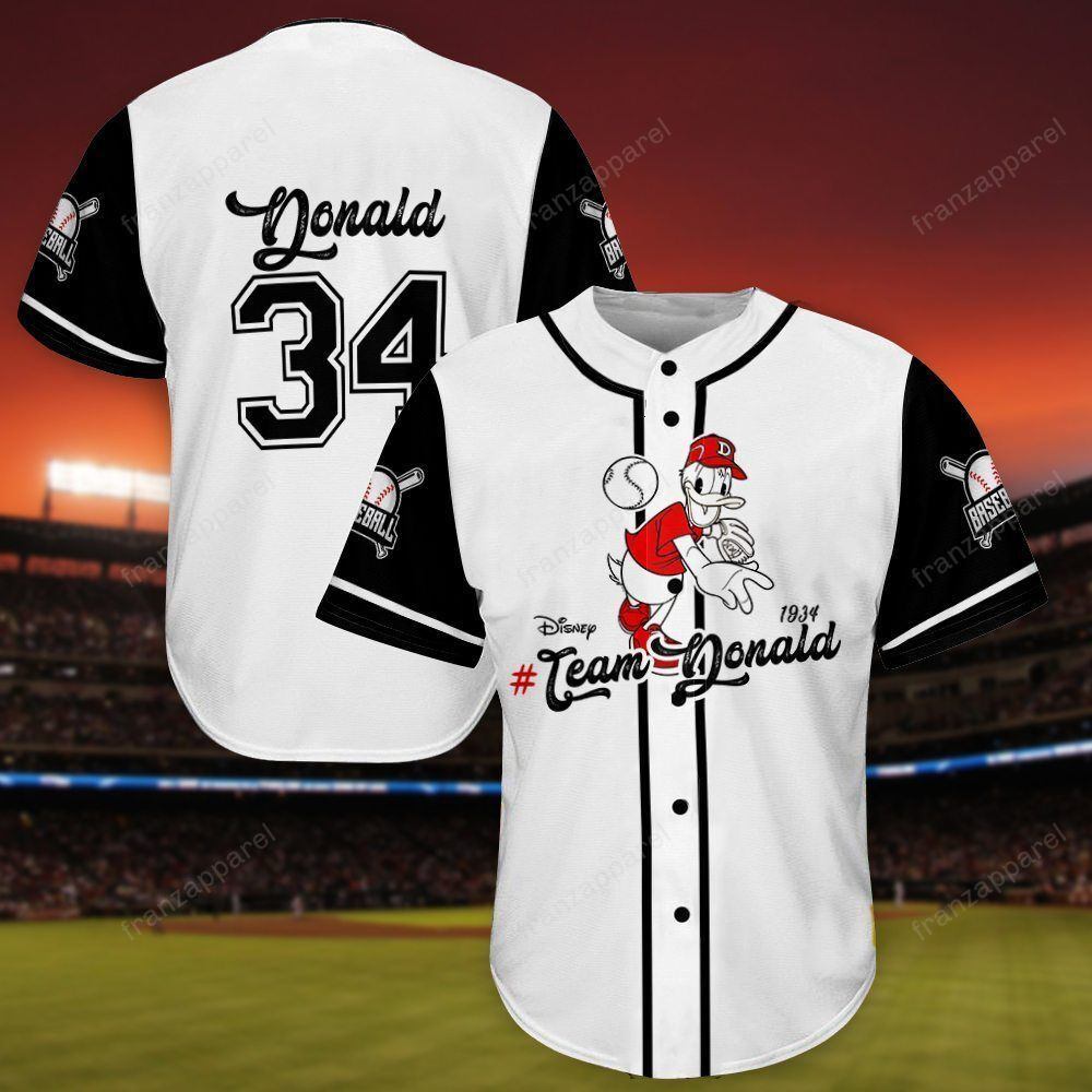 Donal Duck Personalized 3d Baseball Jersey Limited 26