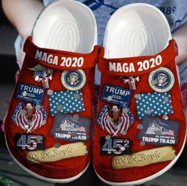Donald Trump Maga 2020 Crocs Clog Shoes
