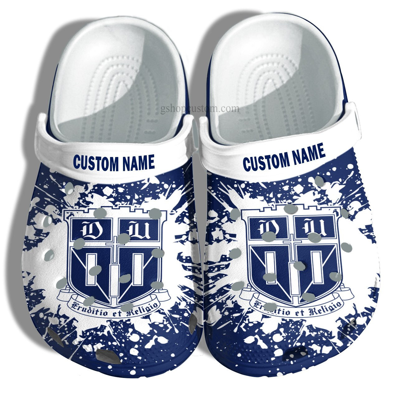 Duke University Graduation Gifts Croc Shoes Customize- Admission Gift Crocs Shoes