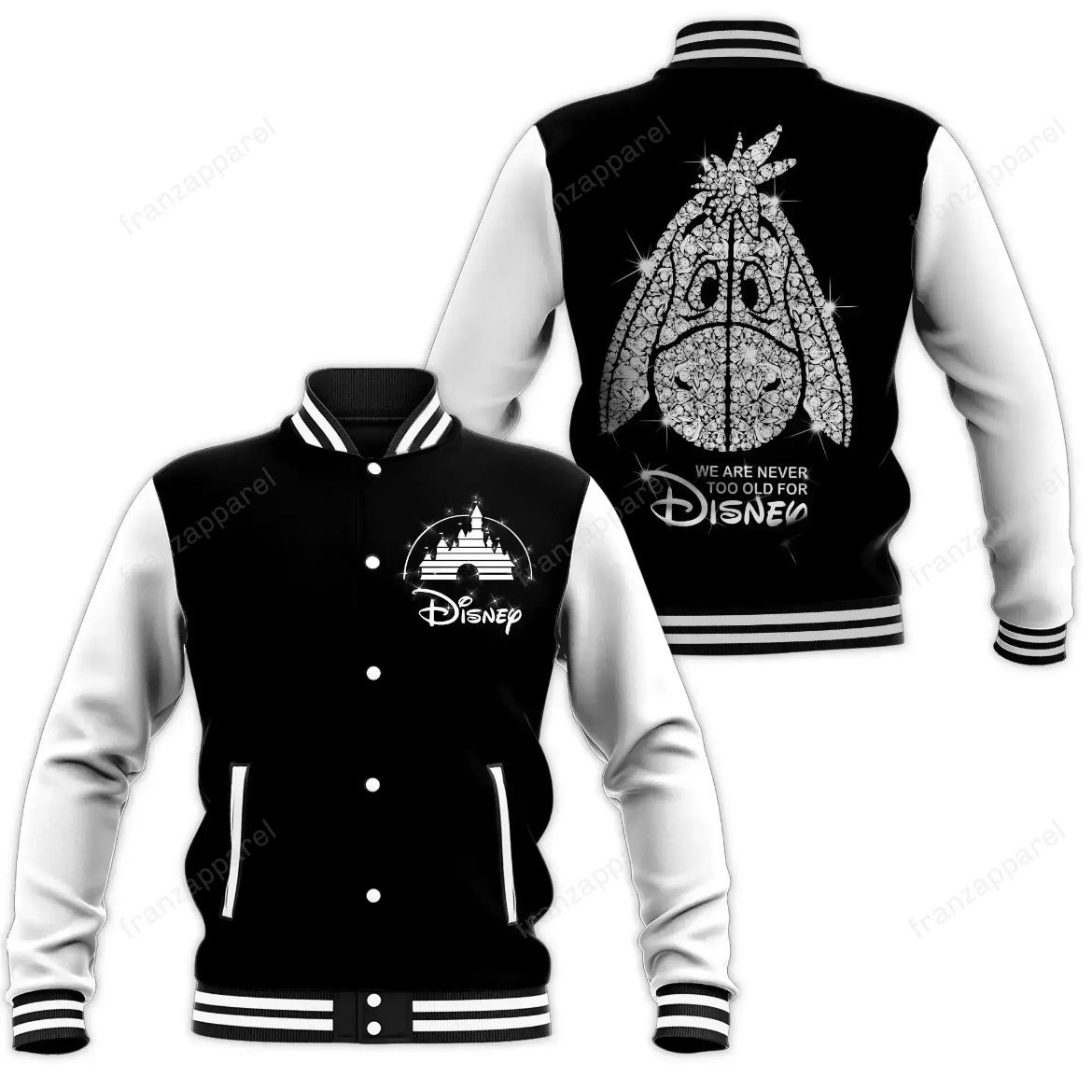 Eeyore Baseball Jacket 10 Personalized 3d Baseball Jersey for Men Women