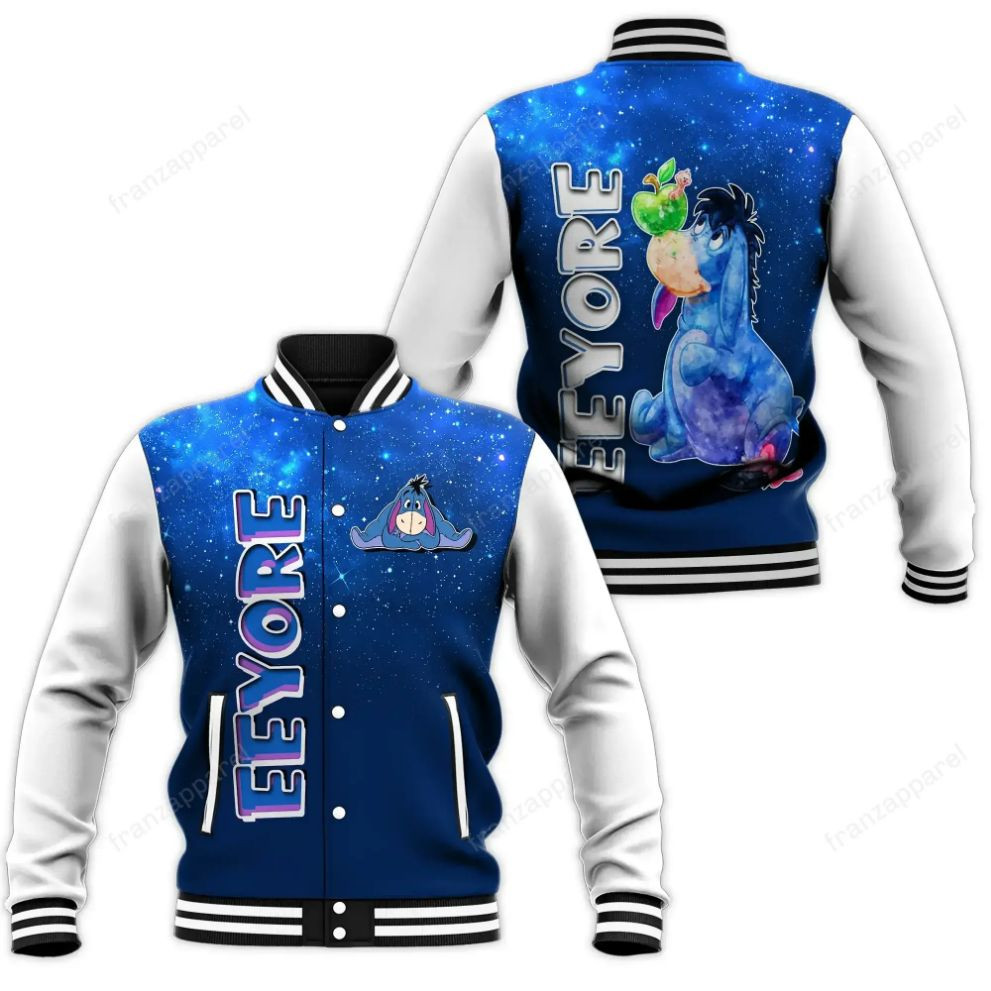 Eeyore Baseball Jacket 24 Personalized 3d Baseball Jersey