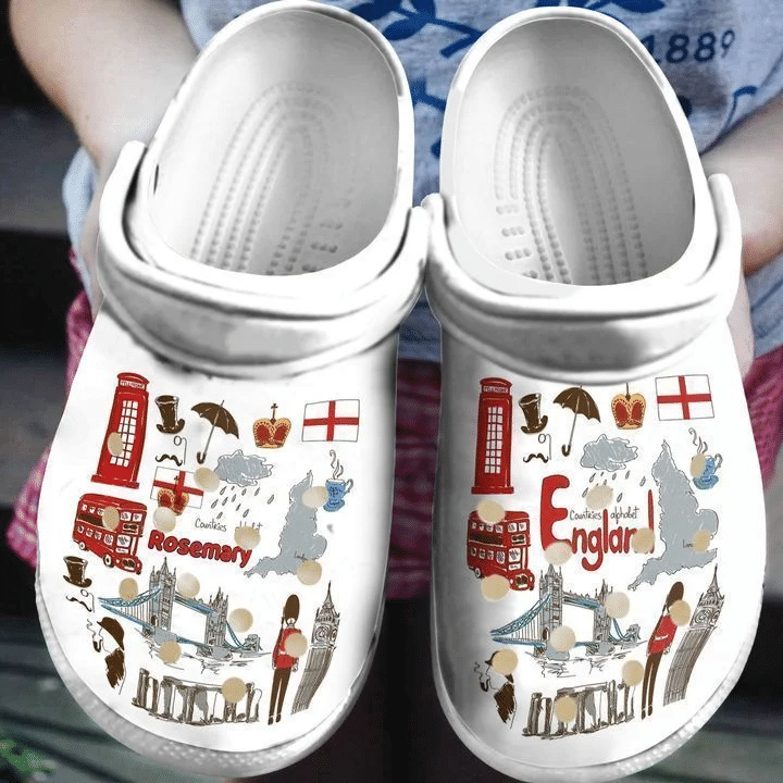 England Culture Crocs Classic Clogs Shoes