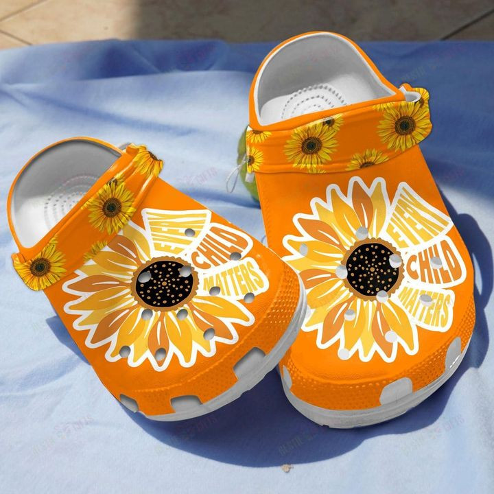 Every Child Matters Flower Crocs Classic Clogs Shoes