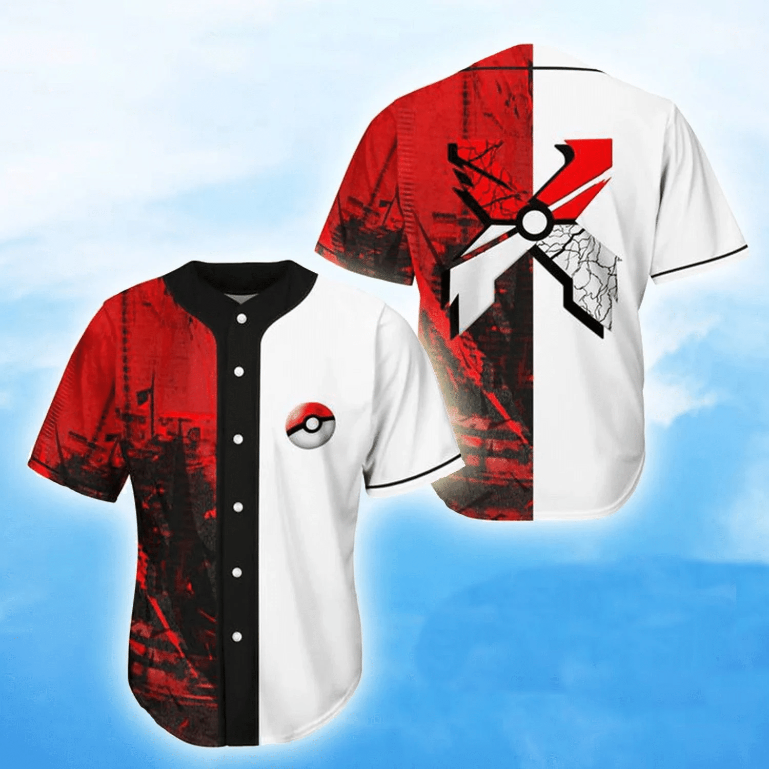 Excision Pokeball Custom Name Gift For Lover Baseball Jersey