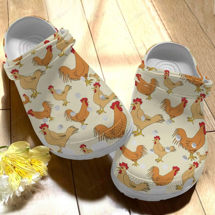 Farm Chicken V2 Crocs Classic Clogs Shoes