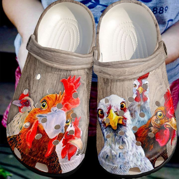 Farmer Lovely Chickens Crocs Classic Clogs Shoes