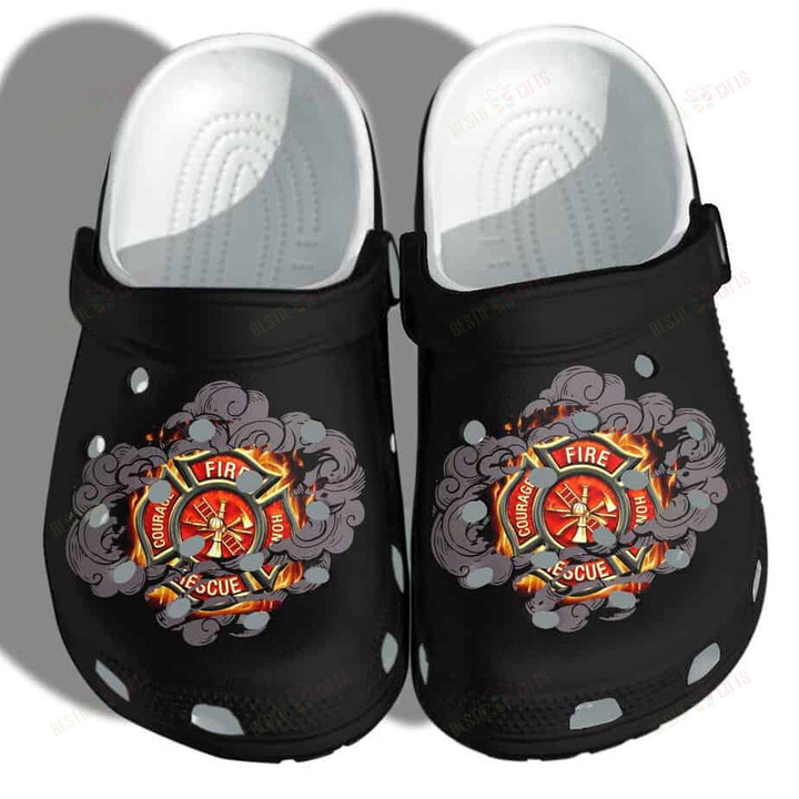 Firefighter Cool Crocs Classic Clogs Shoes