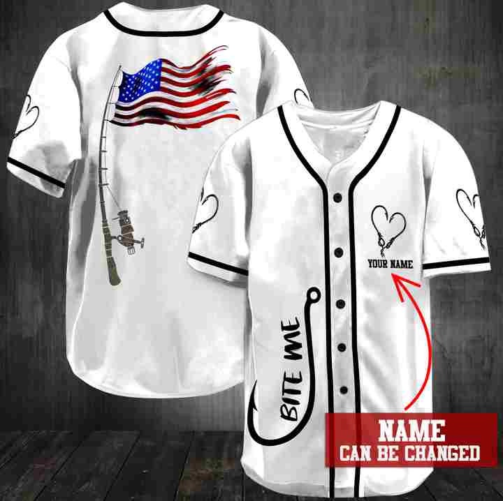 Fishing My Passion Custom Personalized Name Baseball Jersey kv