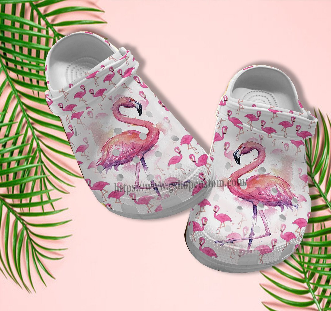 Flamingo Ballets Croc Shoes Gift Daughter- Flamingo Queen Art Shoes Croc Clogs Customize Gift Besties