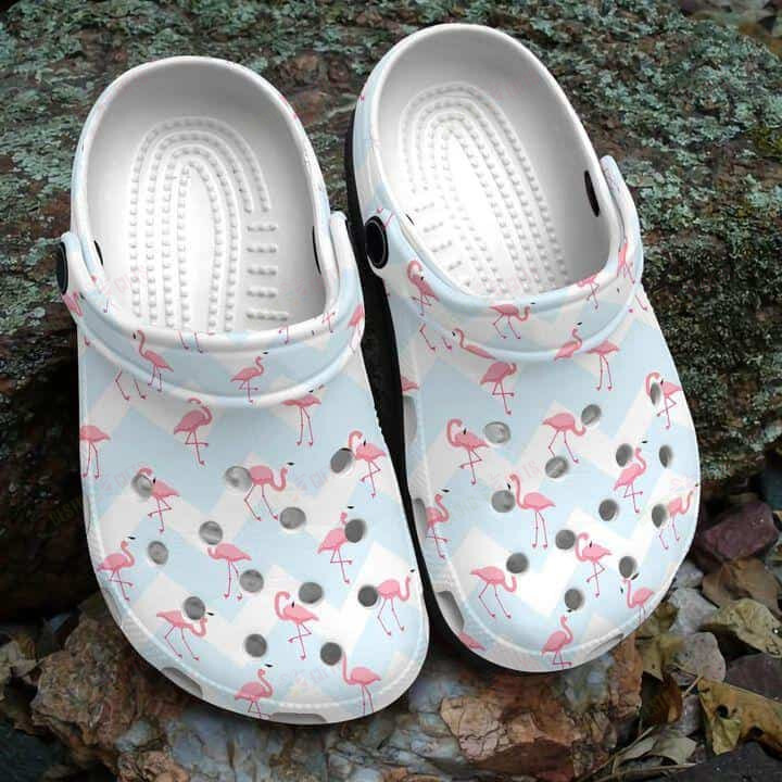 Flamingo Crocs Classic Clogs Shoes