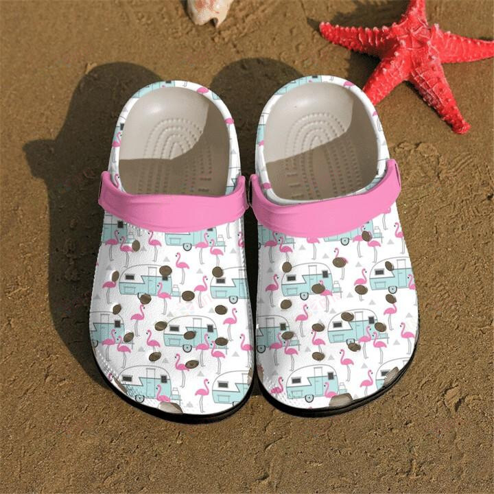 Flamingo Crocs Classic Clogs Shoes