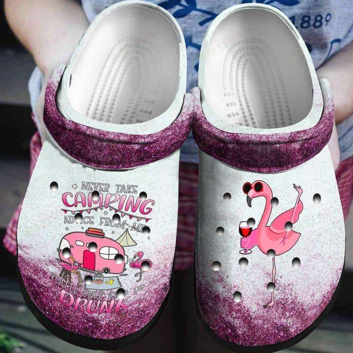 Flamingo Crocs Classic Clogs Shoes