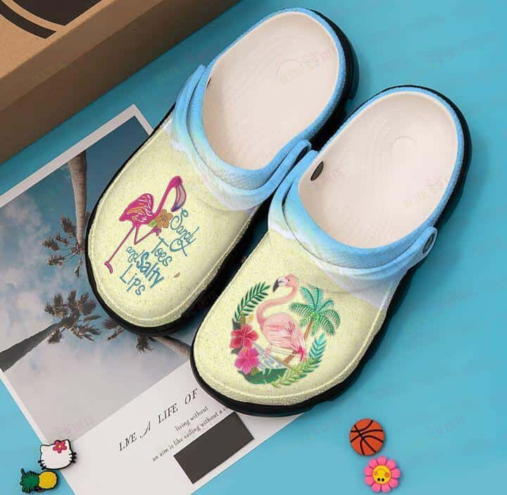 Flamingo Crocs Classic Clogs Shoes