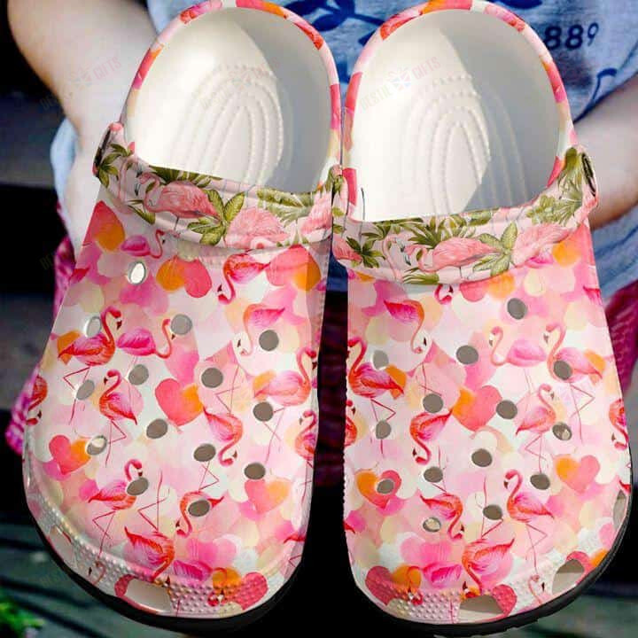 Flamingo Crocs Classic Clogs Shoes