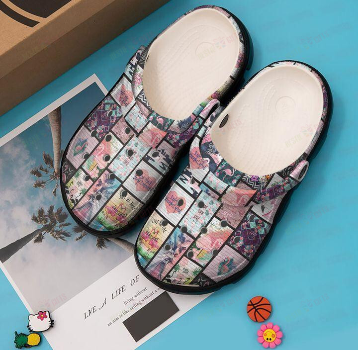 Flamingo Crocs Classic Clogs Shoes