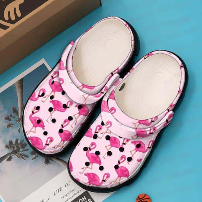 Flamingo Crocs Classic Clogs Shoes