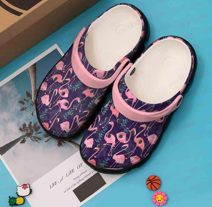 Flamingo Crocs Classic Clogs Shoes PANCR0511