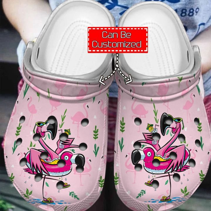 Flamingo Crocs Cute Pink Flamingo Clog Shoes