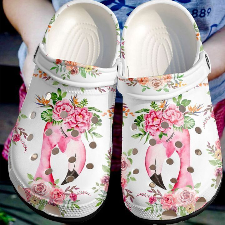 Flamingo Lovely Crocs Classic Clogs Shoes