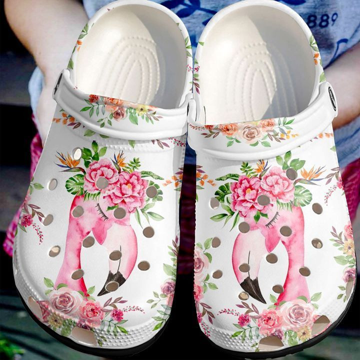 Flamingo Lovely Crocs Clog Shoes