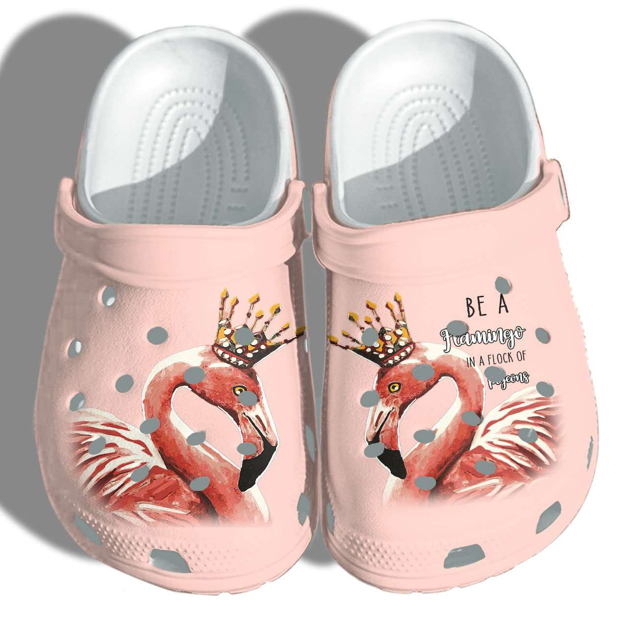 Flamingo Queen Be A Flamingo In A Flock Of Pigeons Crocs Crocband Clog Shoes