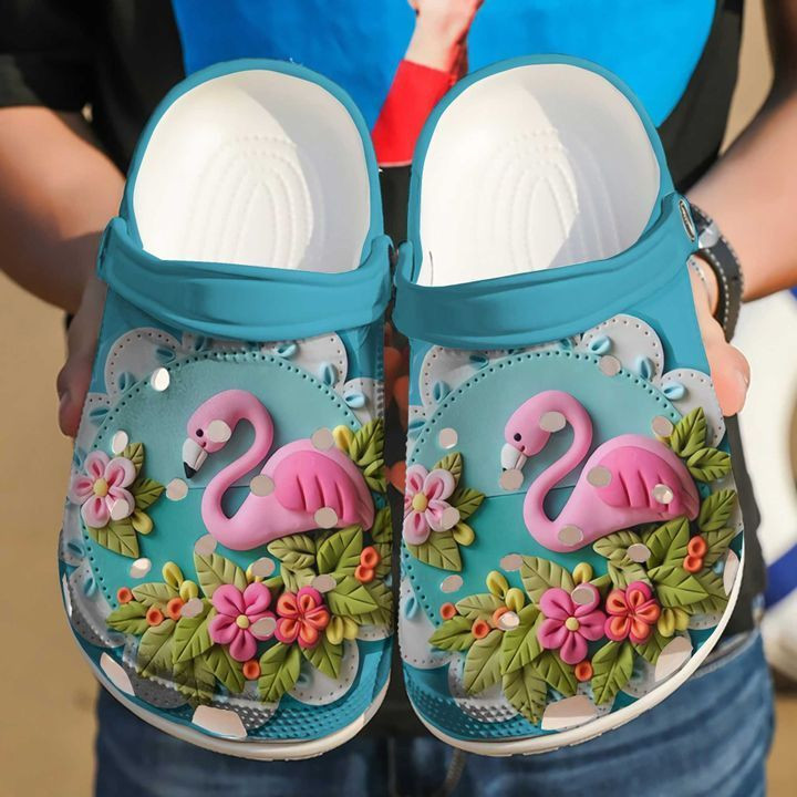 Flamingo Queen Crocs Clog Shoes