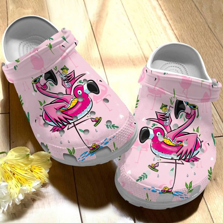 Flamingo Summer Clogs Crocs Shoes Birthday Gifts For Female Girls