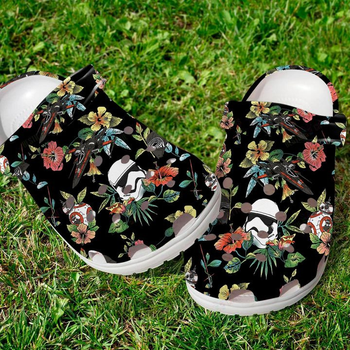 Floral Sw Crocs Classic Clogs Shoes