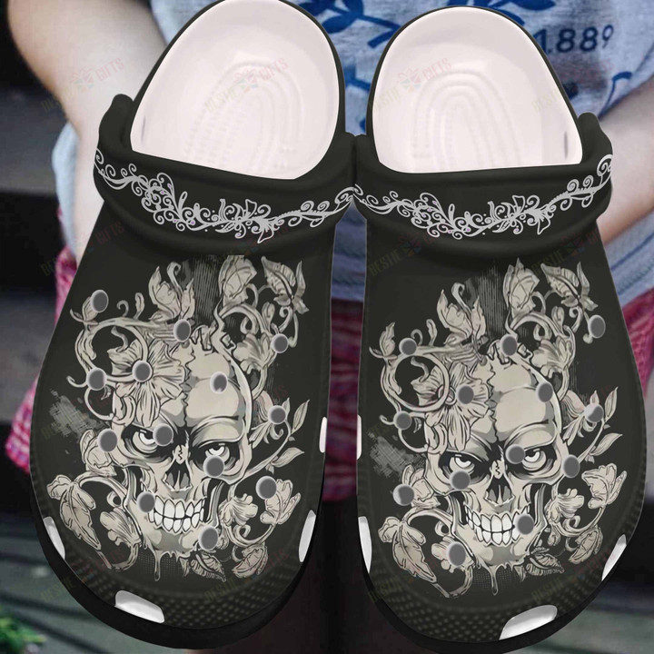 Flowering Skullcap Crocs Classic Clogs Shoes