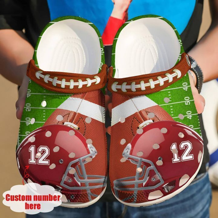 Football Personalized Lover Crocs Clog Shoes
