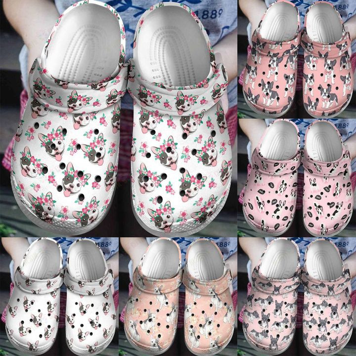 French Bulldog Collection Crocs Classic Clogs Shoes