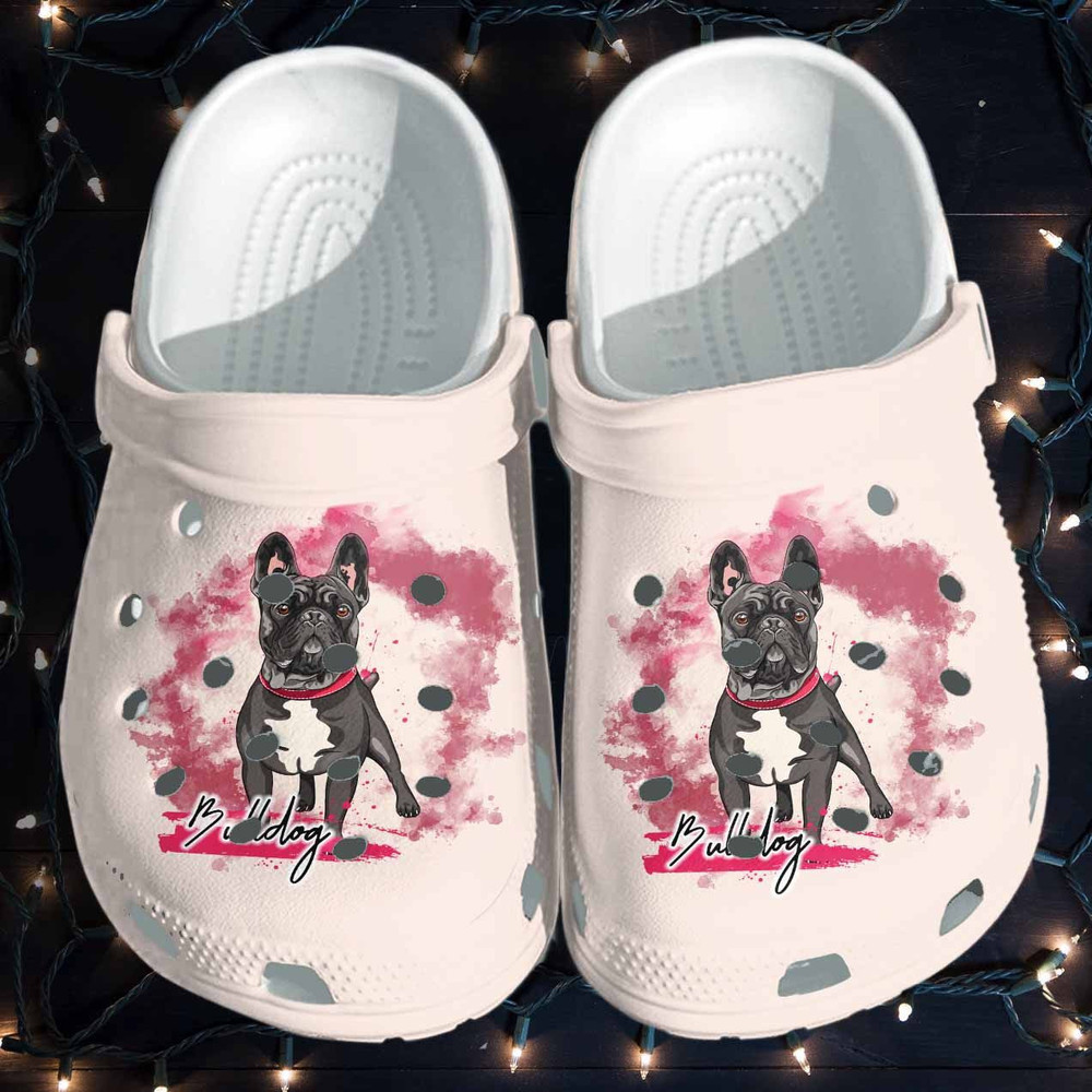 French Bulldog Funny Gift For Lover Rubber Crocs Clog Shoes Comfy Footwear