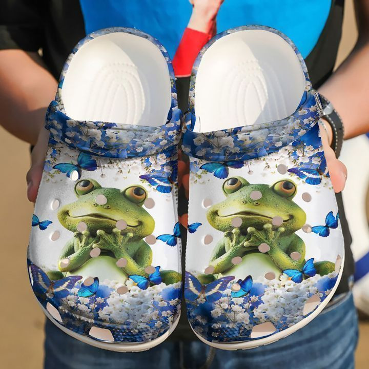 Frog Cute Crocs Clog Shoes