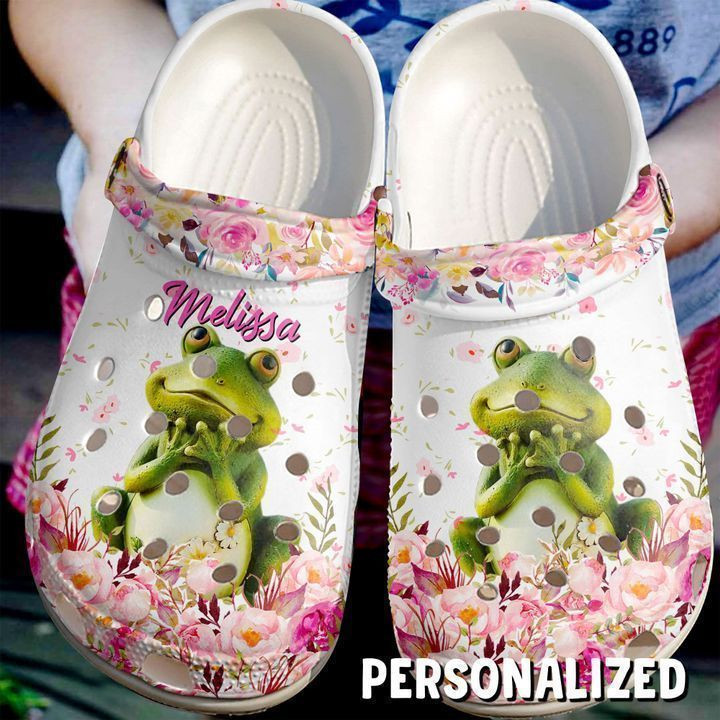 Frog Personalized Cute Crocs Clog Shoes