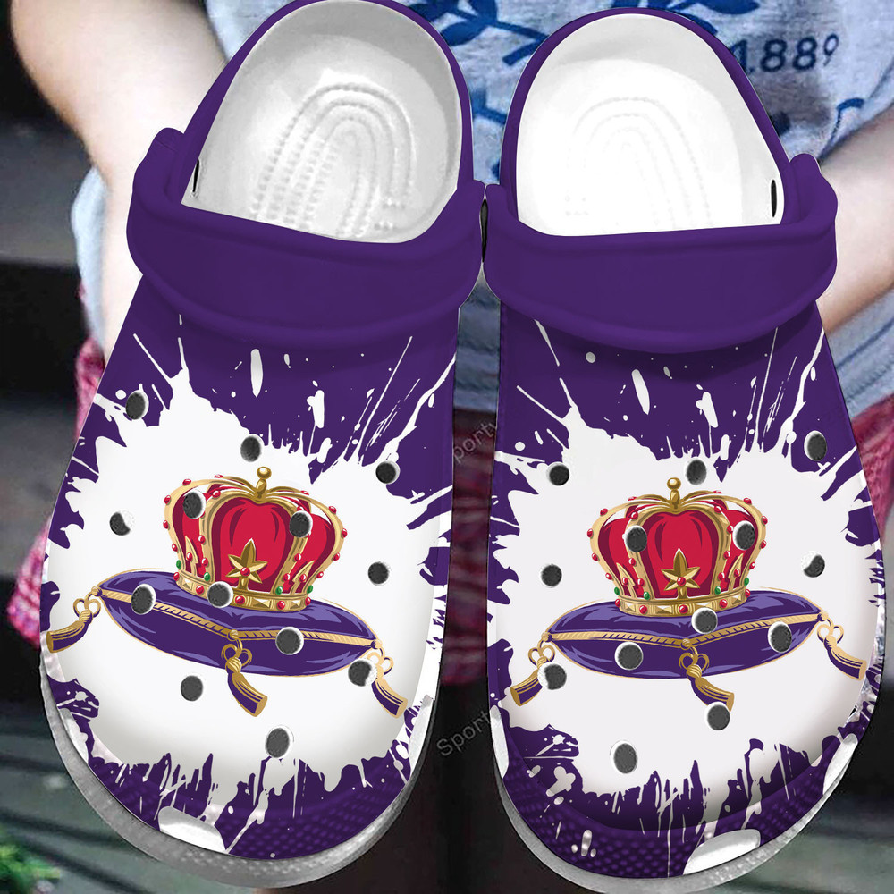 Full Purple Clogsown Royal Clogs Shoes