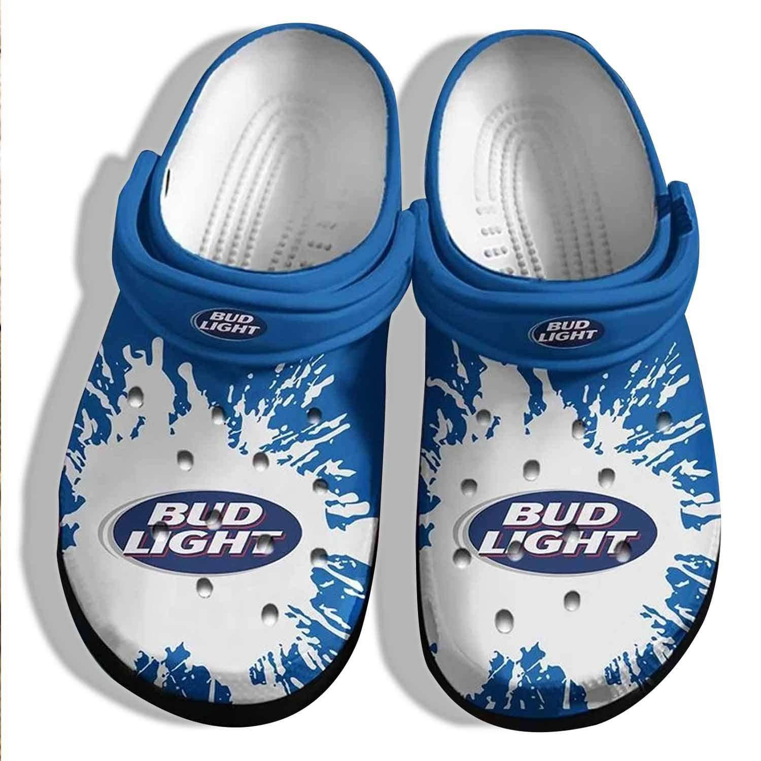 Funny Bud Light Cool Beer Drinking Crocs Crocband Clog Shoes