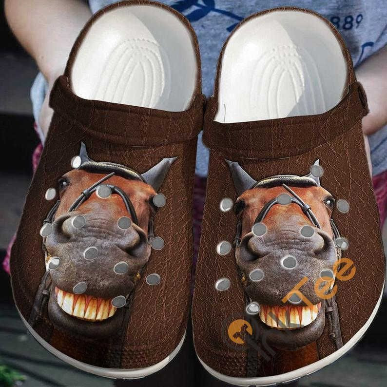 Funny Horse Crocs Clog Shoes