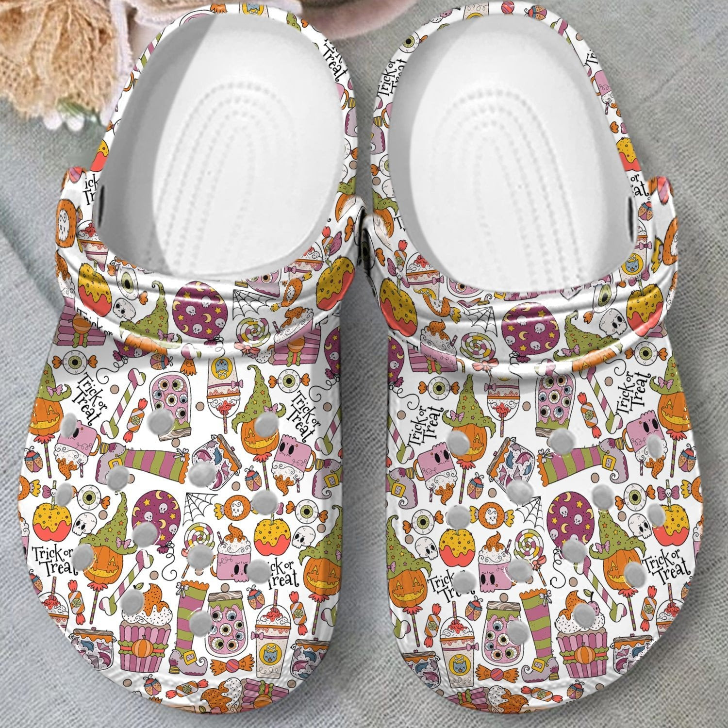 Funny World Halloween Shoes Crocs Crocbland Clogs Gift For Boy Girl