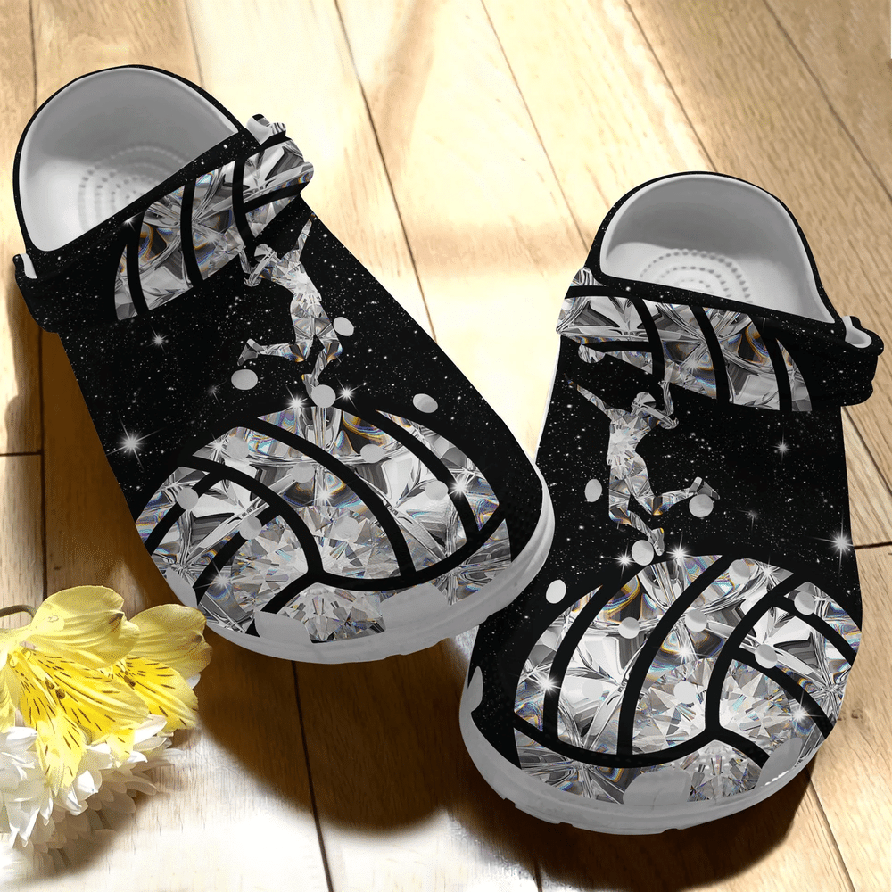 Galaxy Volleyball Magic Sport World Rubber Crocs Clog Shoes Comfy Footwear