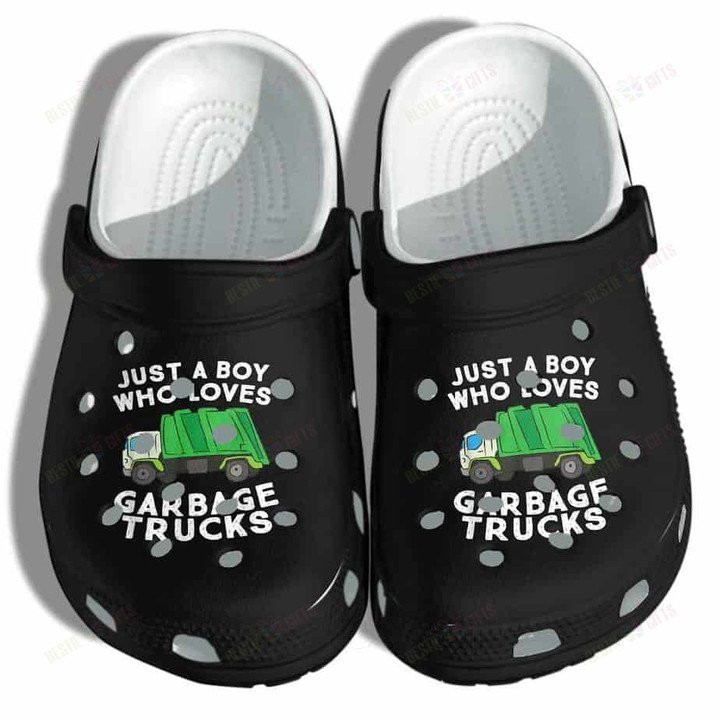 Garbage Trucks Just a Boy Who Loves Garbage Truck Crocs Classic Clogs Shoes
