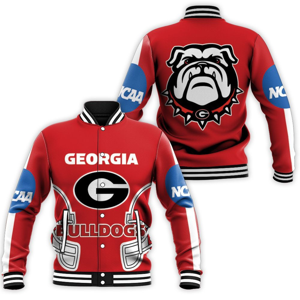 Georgia Bulldogs Ncaa Fan Mascot 3d Jersey Baseball Jacket for Men Women