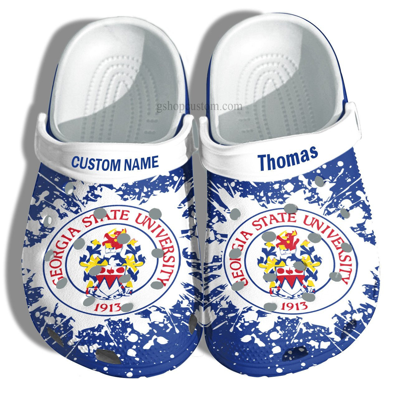 Georgia State University Graduation Gifts Croc Shoes Customize- Admission Gift Crocs Shoes